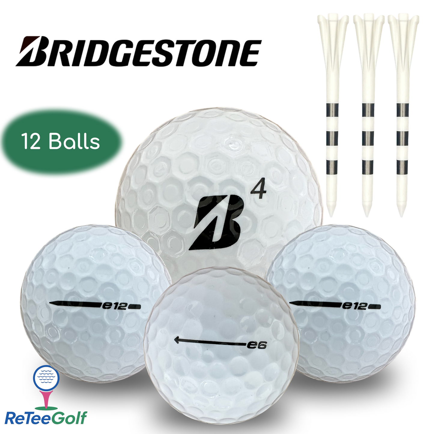 Bridgestone Mix Lake Golf Balls