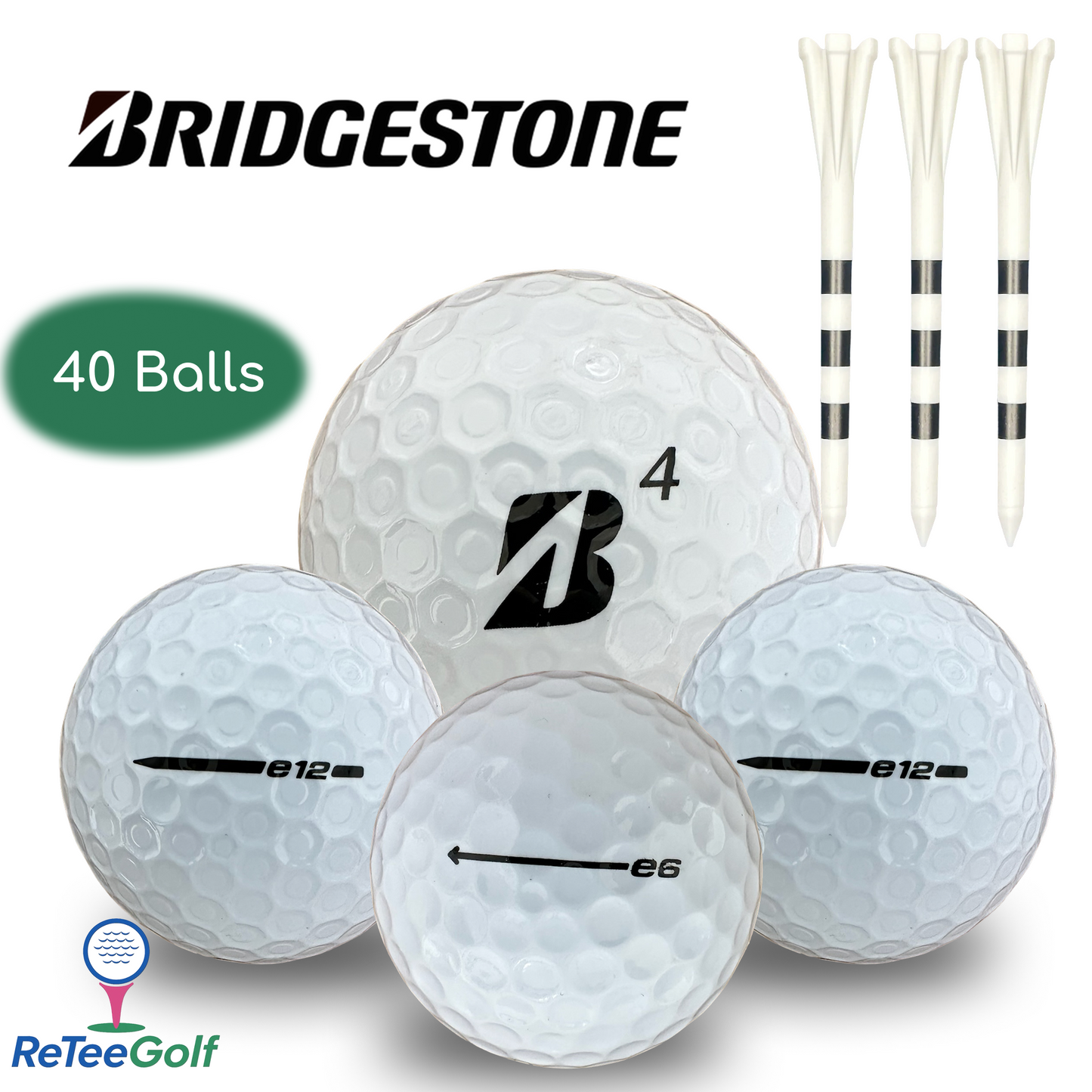 Bridgestone Mix Lake Golf Balls