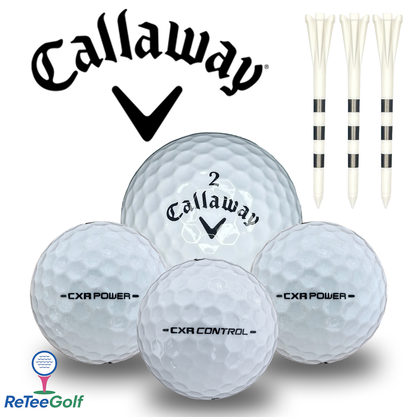 Callaway CXR Control / Power Lake Golf Balls