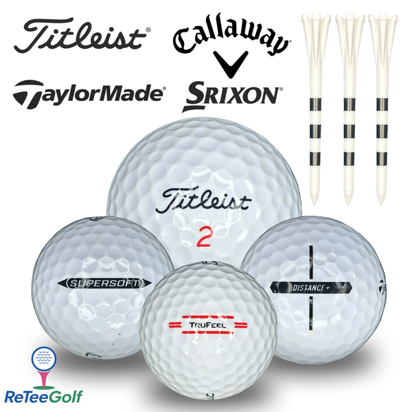 Assorted Premium Brand Mixed Lake Golf Balls