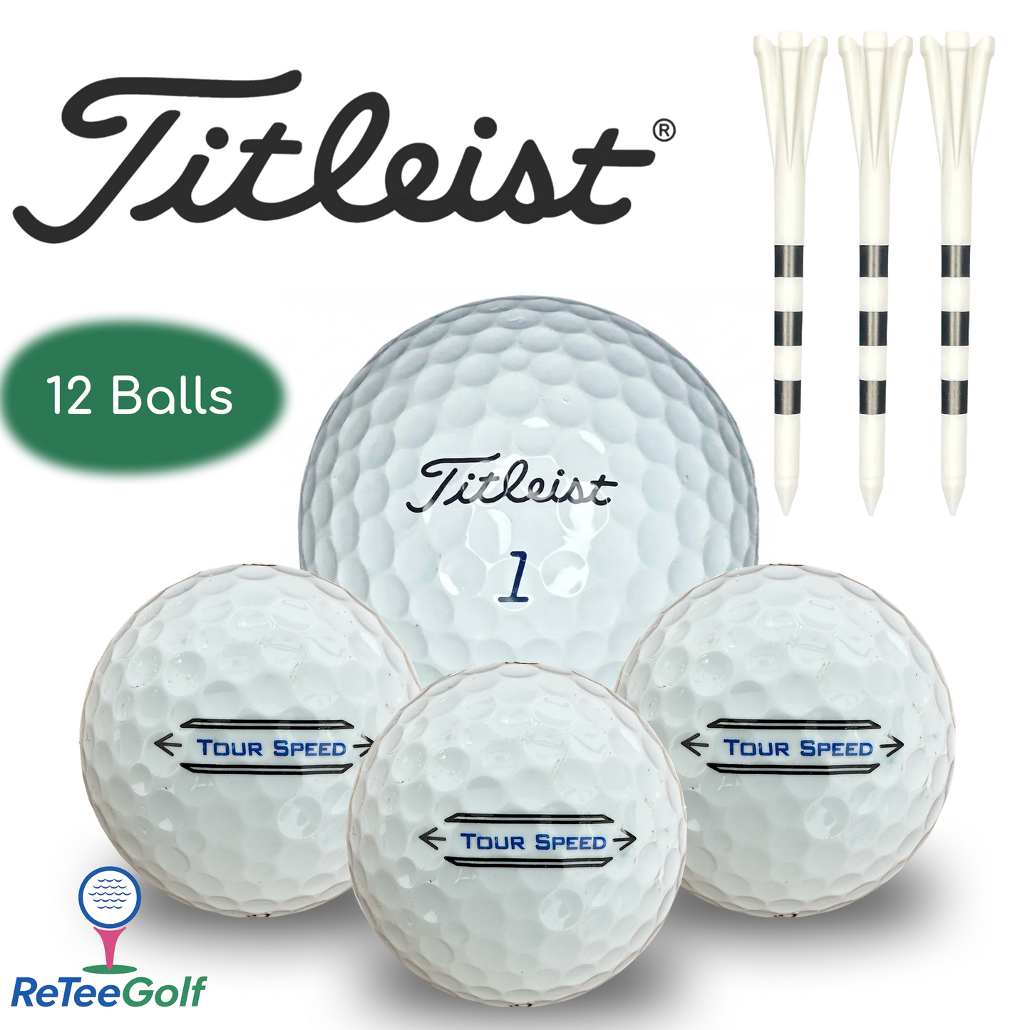 Titleist Tour Speed Lake Golf Balls