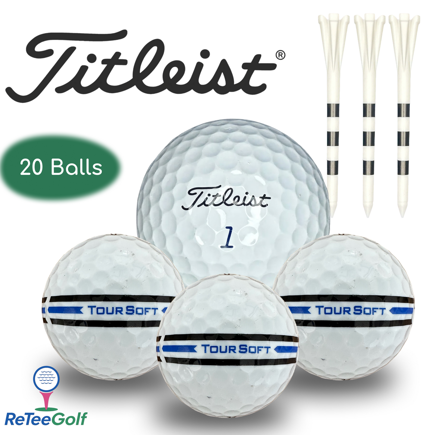 Titleist Tour Soft Lake Golf Balls