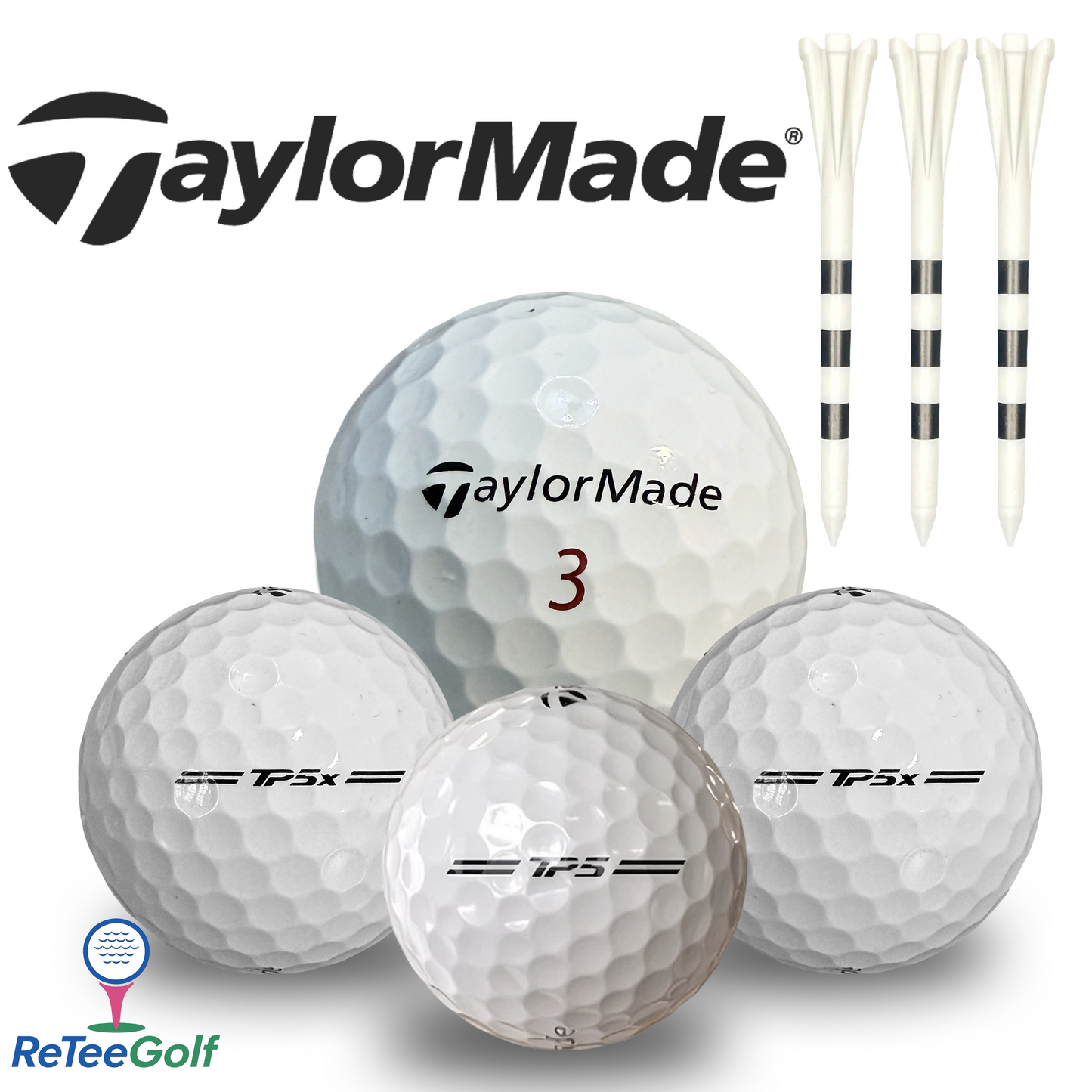 TaylorMade TP5 / TP5x Lake Golf Balls