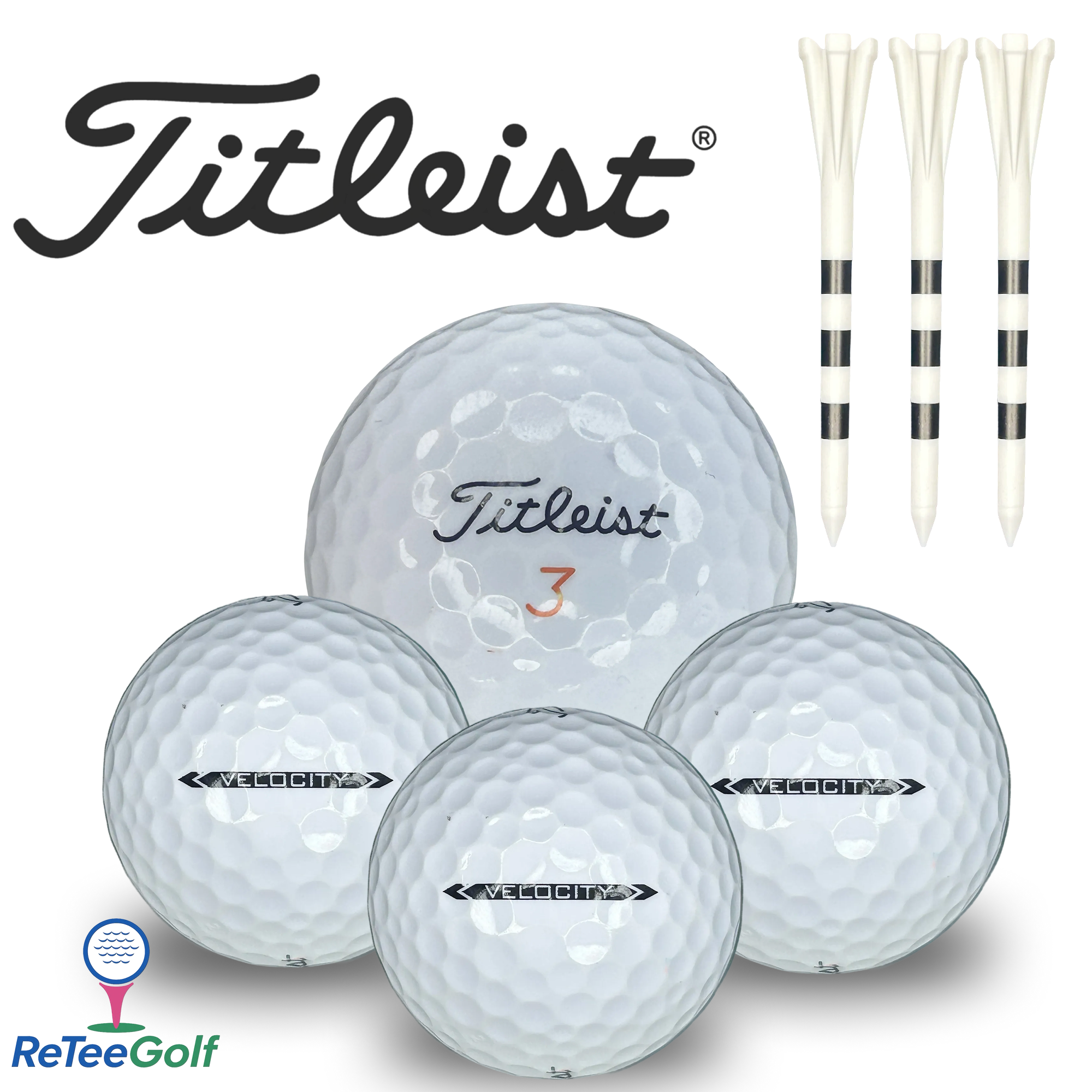 Titleist Velocity Lake Golf Balls | Premium Grade A Quality