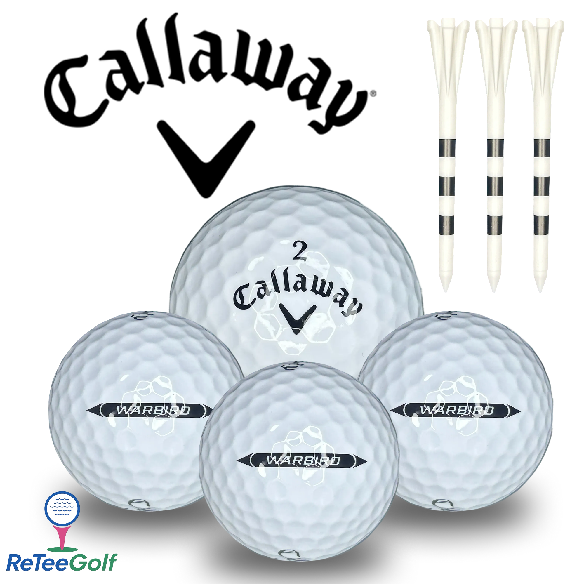 Callaway Warbird Lake Golf Balls | Premium Grade A Quality