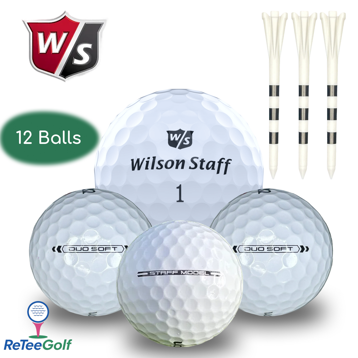 Wilson Mix Lake Golf Balls