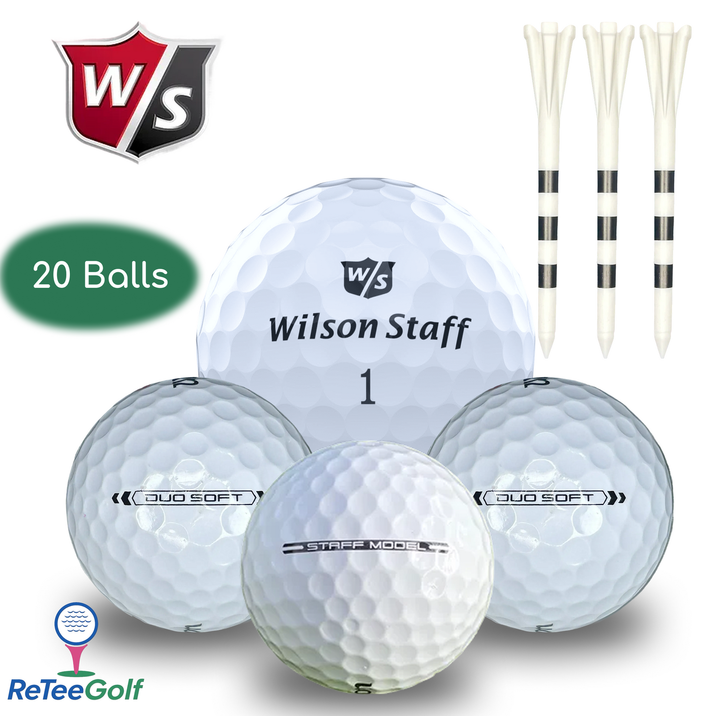 Wilson Mix Lake Golf Balls