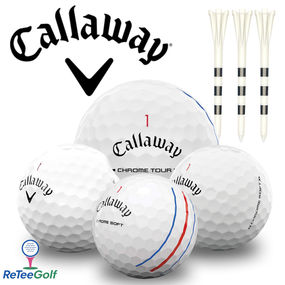 Callaway Chrome Soft Mix Lake Golf Balls